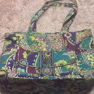Vera Bradley Multicolor Paisley Tote